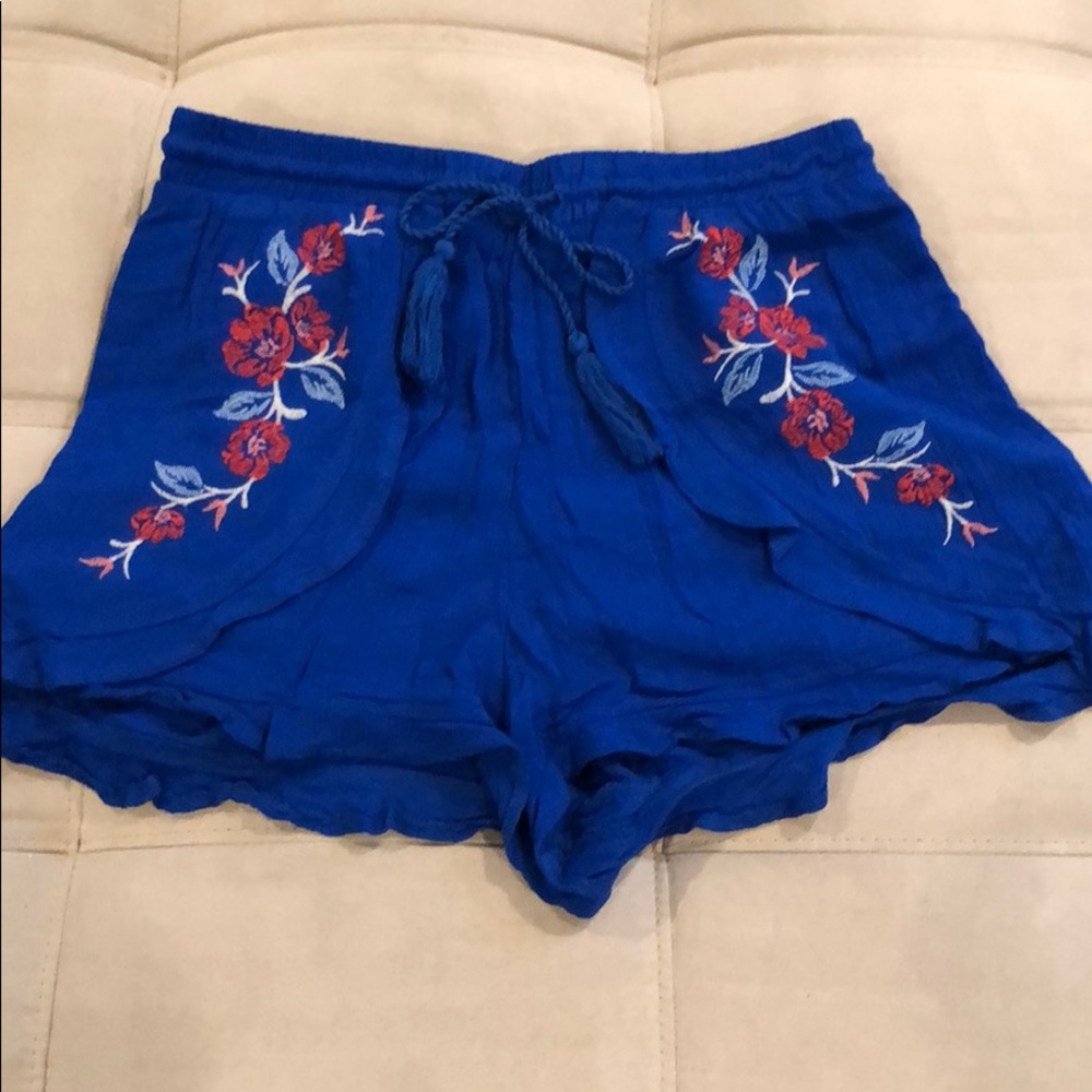 4/$15 target xhilaration royal blue cobalt tulip shorts